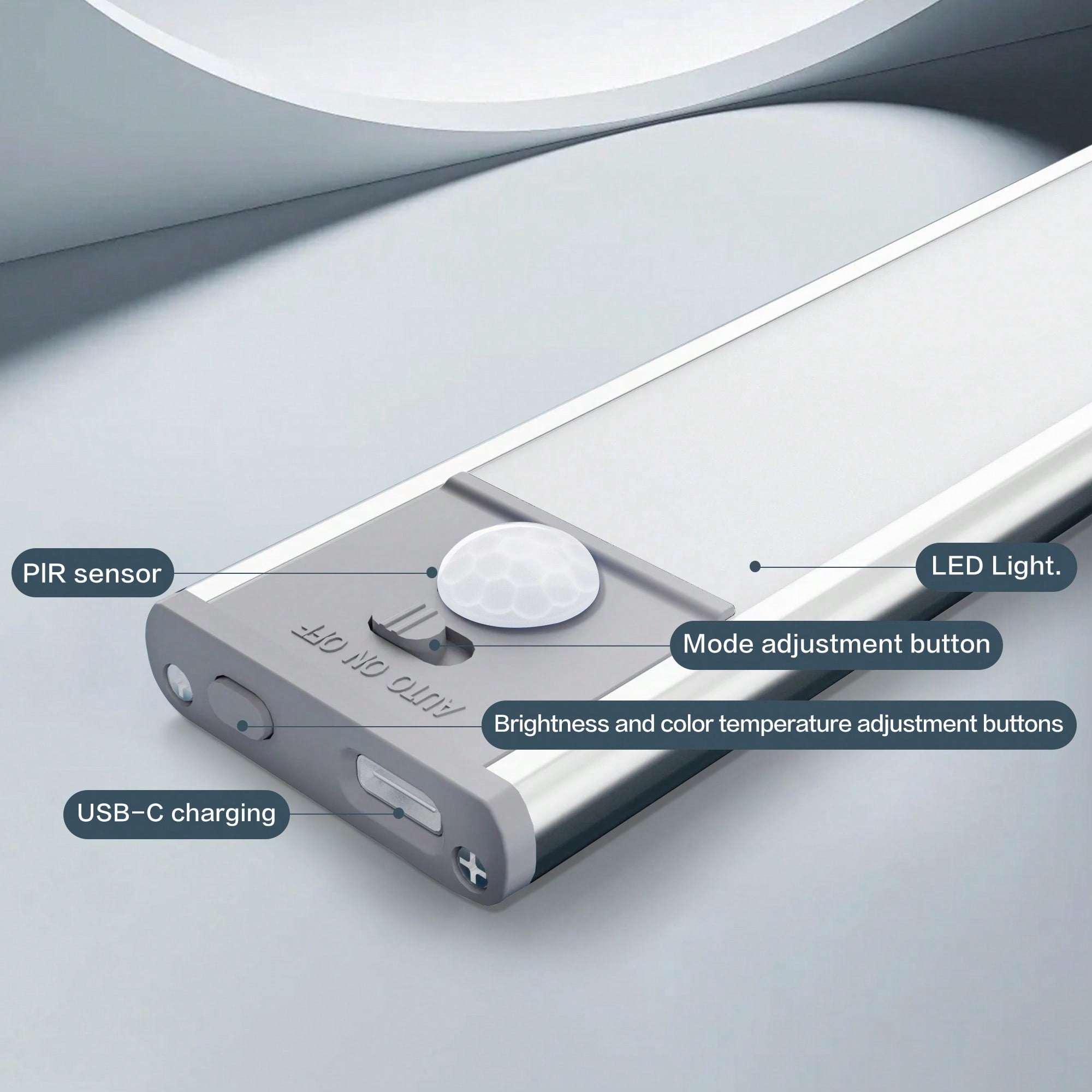 Under Cabinet LED Lights Motion Sensor - Wireless (2 Pack)